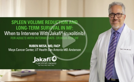 Dr Mesa Spleen Volume Response and OS video