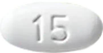 Jakafi tablet with 15 imprint