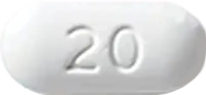 Jakafi tablet with 20 imprint