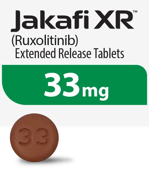 Jakafi XR 33 mg tablet