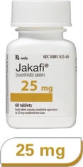 Jakafi 25 mg tablet bottle