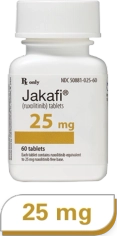 Jakafi 25 mg tablet bottle 