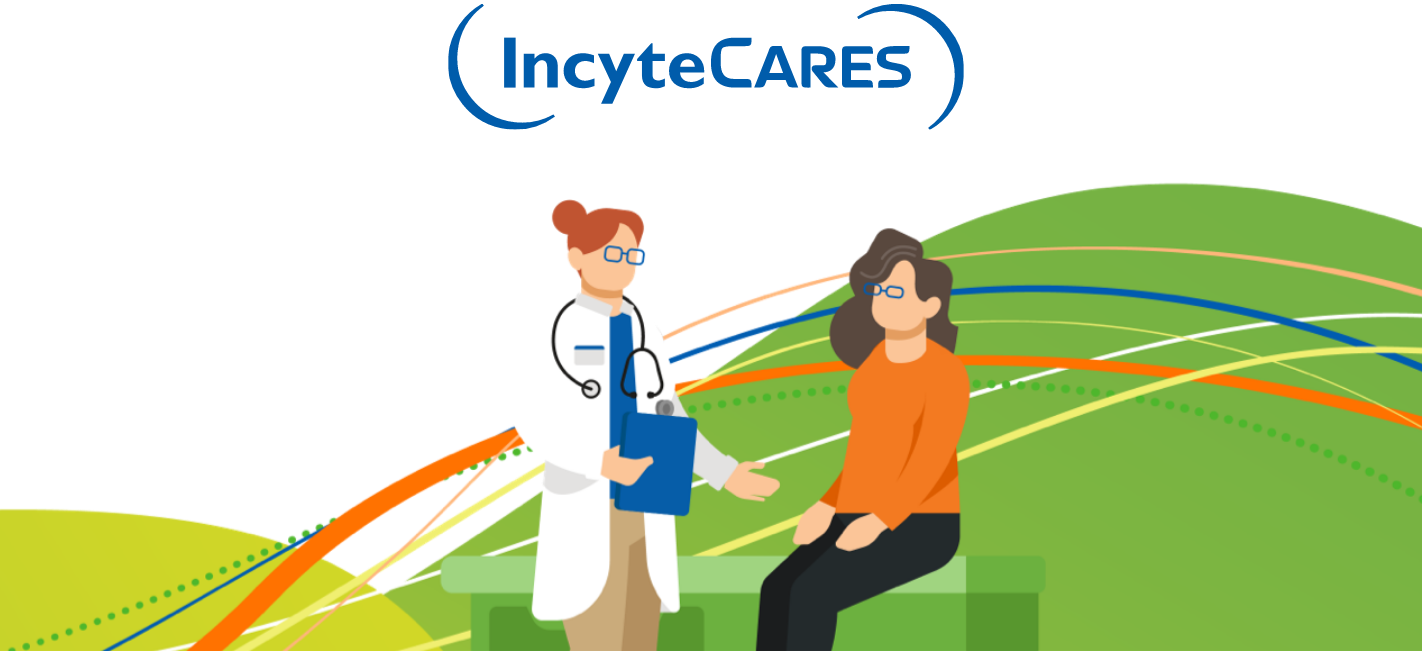 Incyte Cares hero mobile